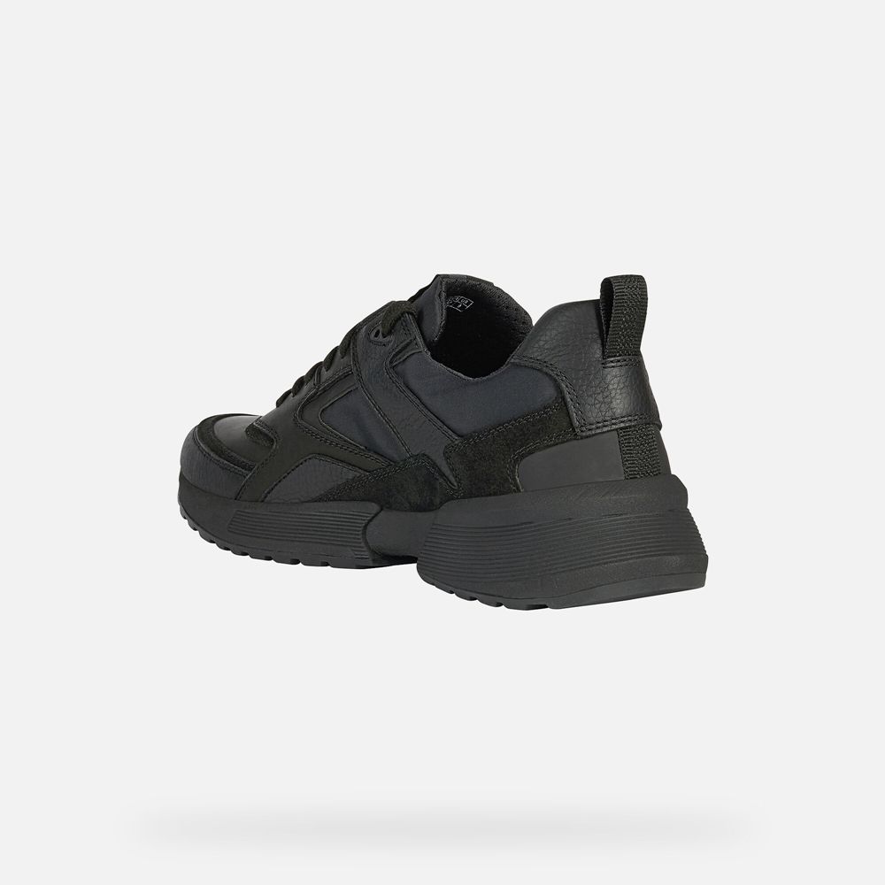 Geox Erkek Spor Ayakkabı Siyah - Naviglio Abx - UBV-645712